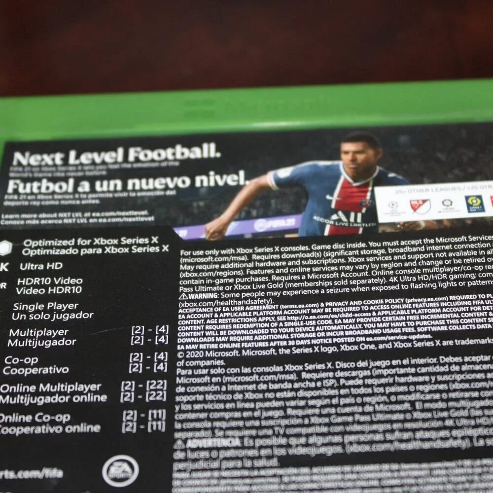 New Xbox Series X FIFA 21 NXT LVL Edition